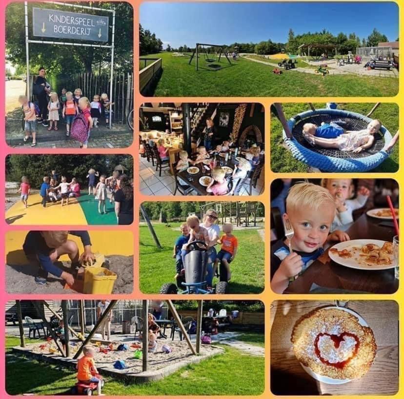 Pipowagens Bij Pannenkoekenrestaurant & Camping De Koppenjan 'Een Uniek Verblijf Met Kinderspeelboerderij' Jubbega-Schurega Exterior photo